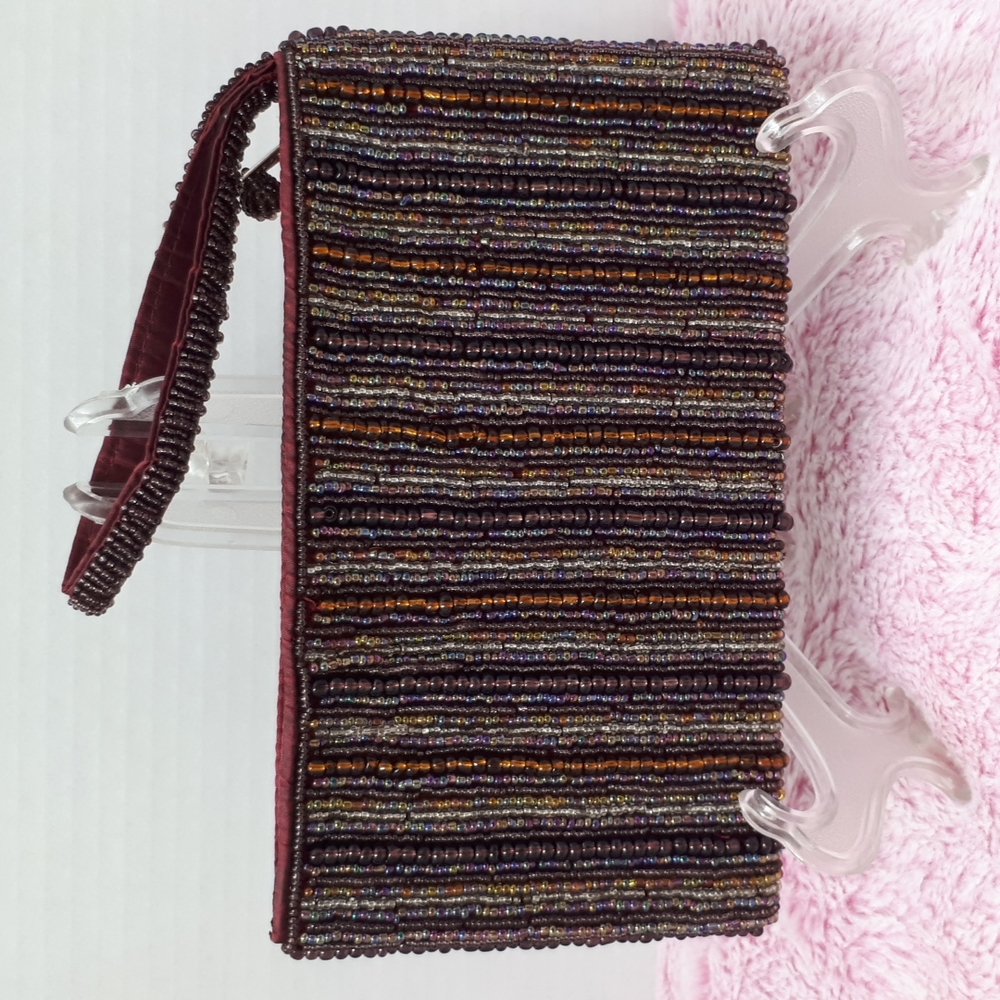 Vintage Beaded Wristlet
